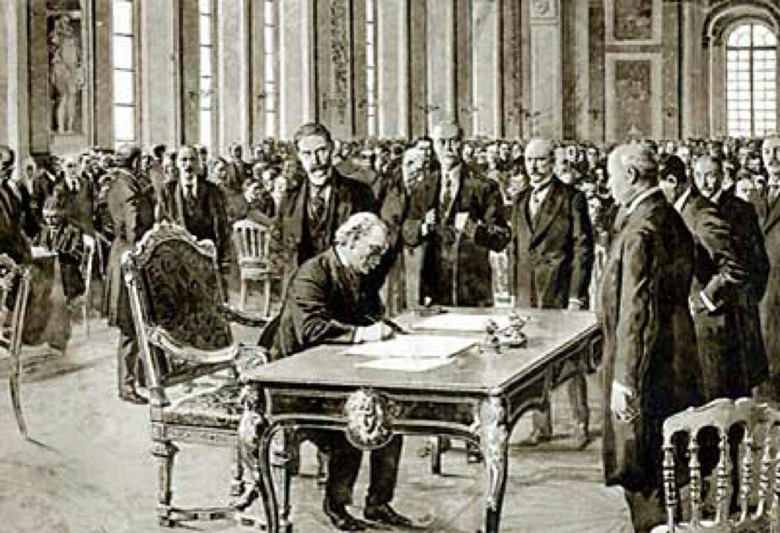 ভার্সেই চুক্তি সম্পাদন, মিরর হল, ভার্সেই রাজপ্রাসাদ প্যারিস