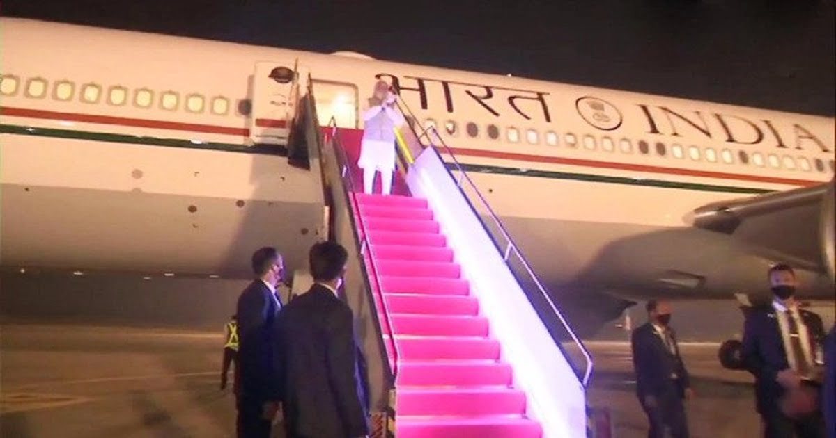 Narendra Modi left Dhaka for Delhi.jpg